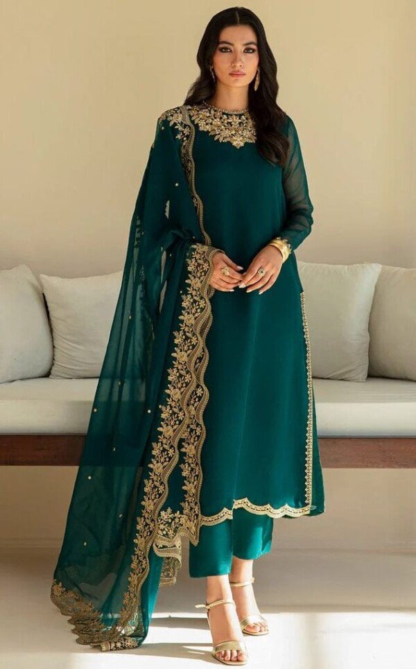 Premium Chiffon Ladies Suit by Libaira