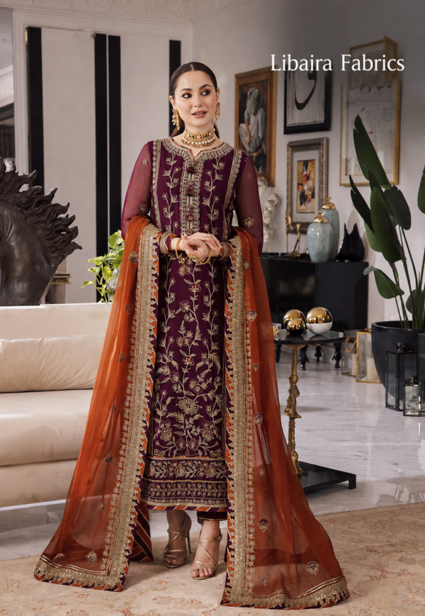 Chiffon 3PC Suit – Premium Collection